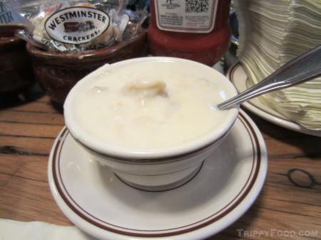 Union Oyster House's famous clam chowder