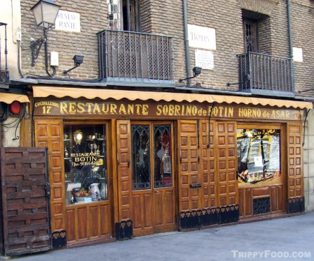 Main entrance to the world's oldest restaurant