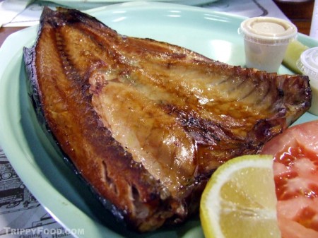 The specialty at Ted Peters - smoked mullet