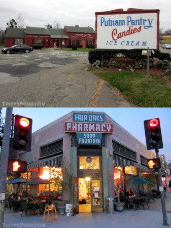 Historic Putnam Pantry (top) and Fair Oaks Pharmacy (bottom)