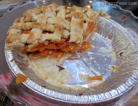 Honey persimmon pie from Fruit & Flour at Artisanal LA's 2011 Holiday Pop-Up