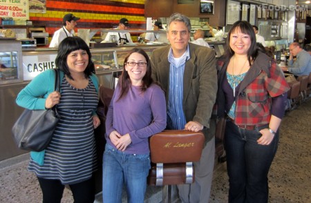 Hanukkah lunch with foodie friends at Langer's Delicatessen in Los Angeles