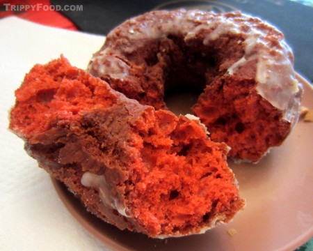 Kane's red velvet doughnut