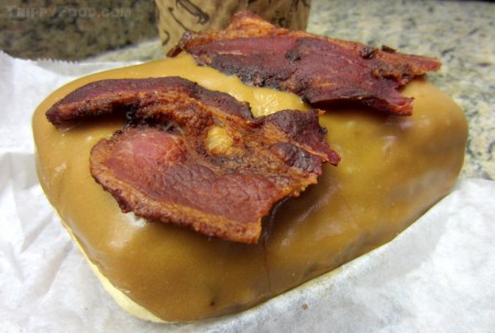 The bar is set - Voodoo Doughnut's maple bacon bar