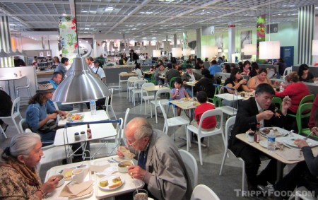 The dining area at IKEA