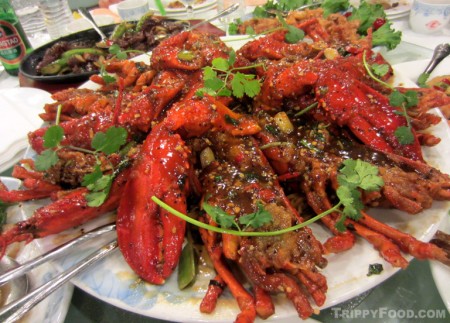 Hop Woo's signature house special lobster, menu item #S1