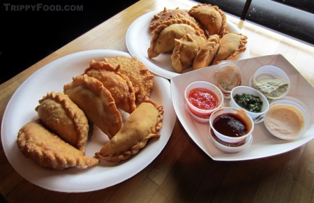 Most, if not all of Johnny Pacific's empanadas