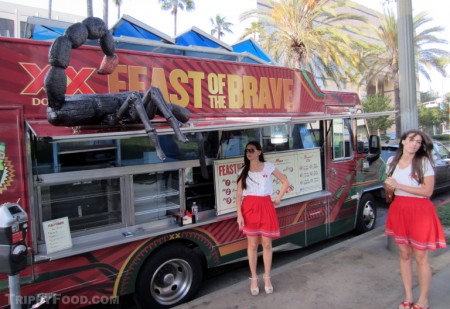 L. A.'s Don Chow truck disguised as the Feast of the Brave truck