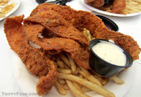 Chicken-fried bacon from Bacon A-Fair