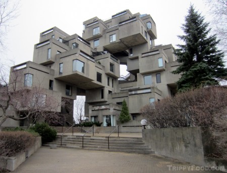 The impossibly stacked apartments at Habitat 67