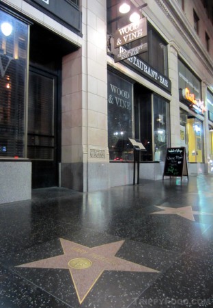 Check out the stars outside Wood and Vine