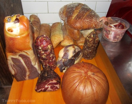 A representative sample of Coppa's salumeria