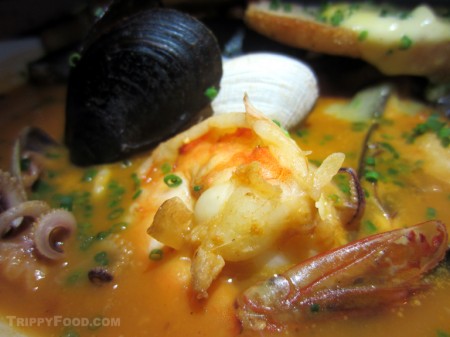The bounty of the sea in Chef Carneau's bouillabaisse
