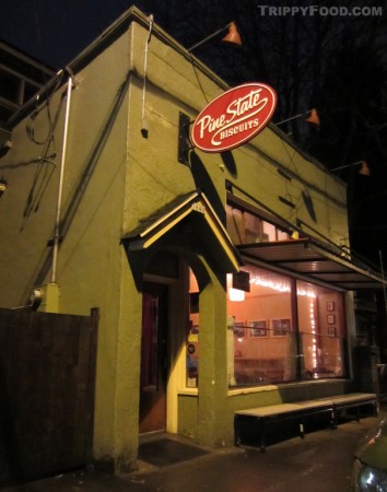 The simple, unimposing Pine State Biscuits in Portland OR