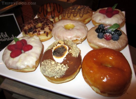 A variety of doughnuts from The Donut Snob