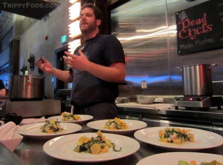 Chef Micah Wexler describes the Sgombri con Zucchini e Finocchi