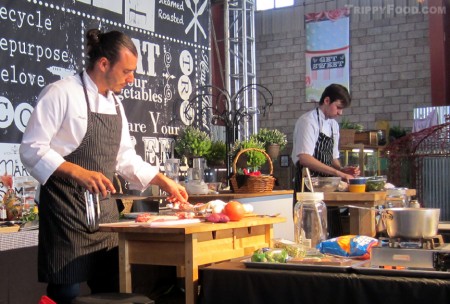 Chefs Noah Blom of ARC and Zach Scherer of The Playground square off