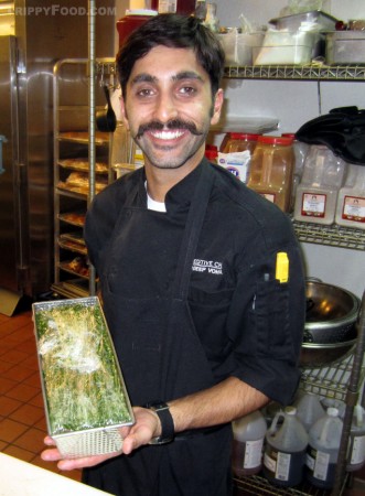 Chef Sundeep Vohra and his alpaca head cheese