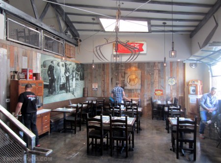 Roadhouse LA's main dining area