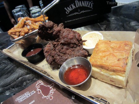 Choco Chicken holds court with duck fat fries and a bacon-laced biscuit