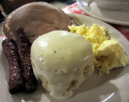 A breakfast plate fit for a lumberjack