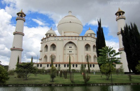 A scale model of India's Taj Majal