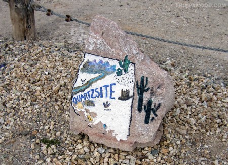 The official quartz map of Quartzsite