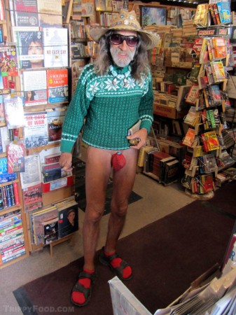 Paul Winer, aka Sweet Pie (nude pianist and book store owner)