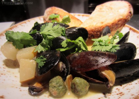 The Gorbals' take on Thai curry mussels